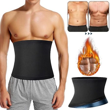 Miesten vatsan pienennyskorsetti Sauna Body Shaper Trainer
