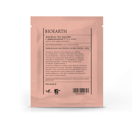 Bioearth Maschera Viso Macchie E Pigmentazioni 15ml