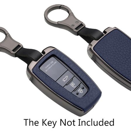 Key Fob Cover Case Keyless Entry Remote Keyless Entry Fjärrnyckeltillbehör Lämplig för Camry Prado CHR aluminiumlegering