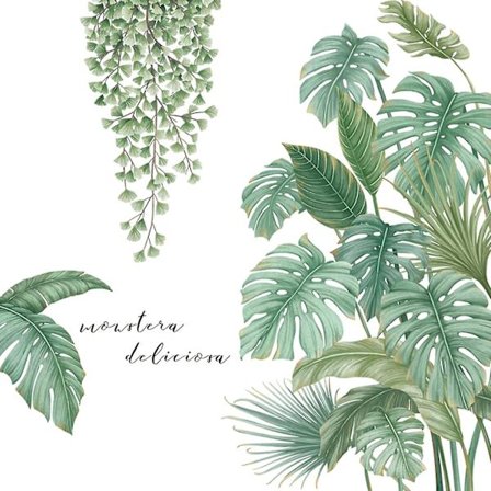 Kasviseinätarra Takaisin Bambupuutarha Tapetti Pieni Tuore Ovikoriste Tarra Seinätarrat