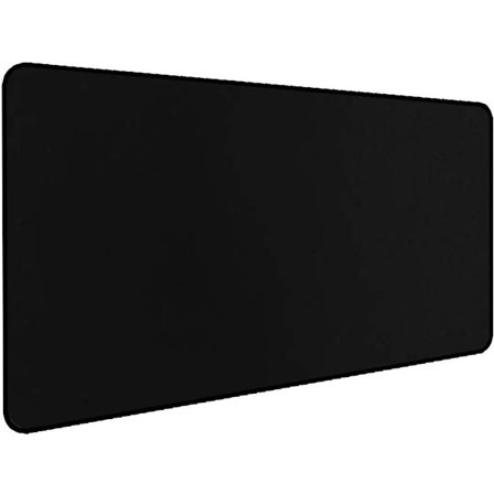 Pelihiirimatto, 600 x 300 mm, Suuri hiirimatto, kumipohjalla, liukumaton, kotiin, toimistoon, pelaajalle (60 x 30 cm, musta)