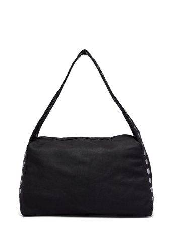 Weekday Studded Faux Leather Shoulder Bag - Black - ONE SIZE