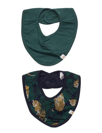 Tnsboy 2-Pack Bib Baby & Maternity Care & Hygiene Dry Bibs Grøn The New