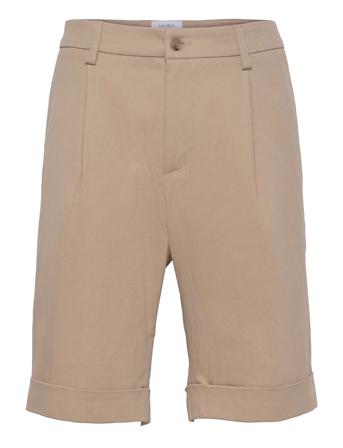 Preston Bermuda Dobby Shorts Brown Les Deux