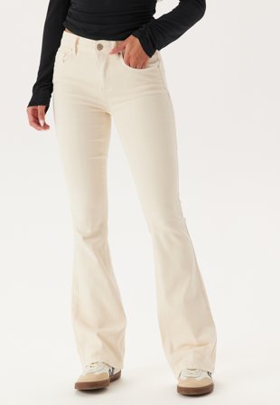 VERO MODA Vmflash Mr Flared Jeans Color Ecru Vaatteet