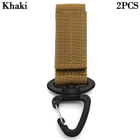 2kpl Nauha Riippuva Solki Avaimenperä KHAKI 2KPL Khaki 2pcs