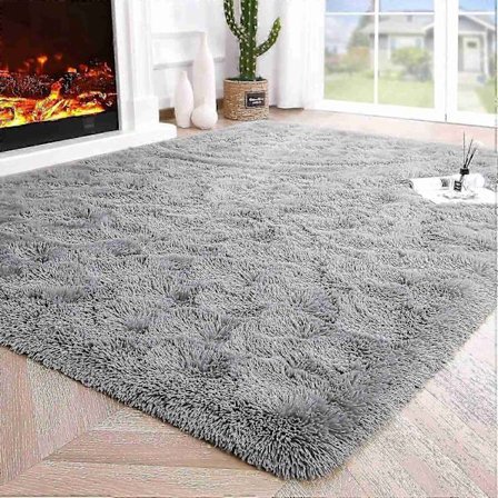 Myke tepper for soverom, lodne gulvtepper for stue, myke barnetepper, sklisikre tepper for tregulv, romdekor 2025-Perfet