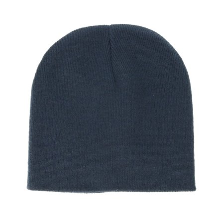 Beechfield - Azul traditionalbeanie Beanie - French Navy Traditional Blank Beanie @ Hatstore