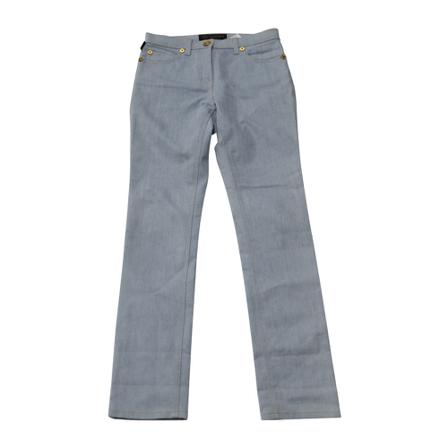Versace Pre-owned Medusa Head Logo Denim Jeans Blå, Dame