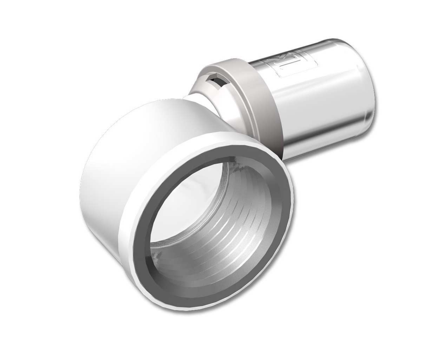 LK Systems PressPex 1878449 Vinkelkoppling inv. gänga, 90° 25 x 25 mm, G25, Installation