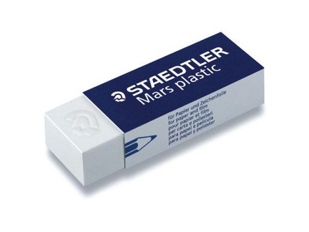 Staedtler Mars Radergummi Mars Plastic latexfritt 65 x 23 x 13mm 20/fp - Lyreco - Skola och förskola - Pennor och tillbehör - Radergummi