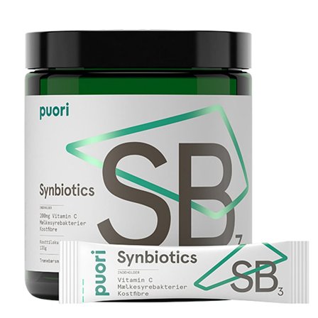 Puori Synbiotics SB3 30 breve, Helse & Madvarer, Ingredienser, Mælkesyrebakterier