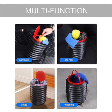 Taitettava roskakori 5l Vedenpitävä auto Taitettava roskakori Bi