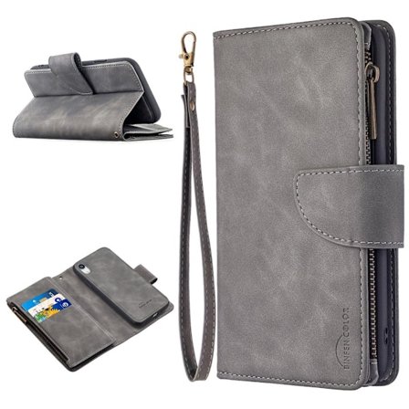 Premium iPhone Xr fodral - Silver/Grå