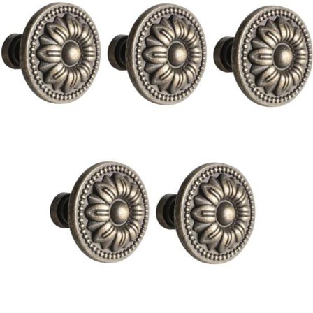 Knop Håndtag Skuffehåndtag med Skruer 5-pak Bronze Bronze