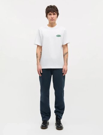 Mads Nørgaard Cotton Jersey Big Logo Frode Tee - White - XL