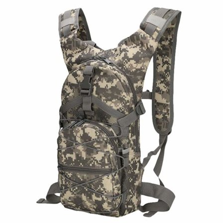 Kamouflage vattentät taktisk cykelryggsäck med flera fickor