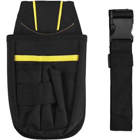 Elektrikerverktygsväska med bältesklämma, 5 fickor Organiseringsverktyg