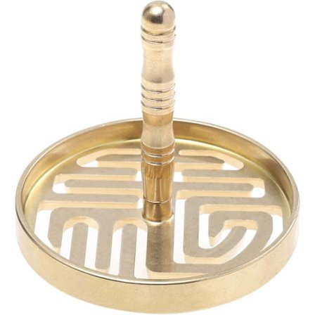 Røkelsesform i messing, røkelsekonform, røkelseaskeverktøy, røkelsesproduksjonssett for DIY-duft, yoga, meditasjonstilbehør (6 cm)