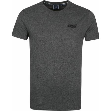 Superdry, Classic T-Shirt Grijs, Heren, Maat:S,Katoen