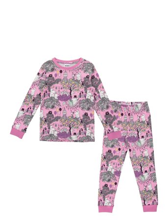MUMIN Skördefest Pyjamas - Pink - 98/104