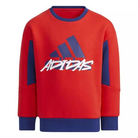 Sweatshirts Adidas Fleece Crewneck Röda,grenade 110 - 116 Cm/xxs