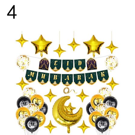 Eid Mubarak Ballonger & Tillbehör