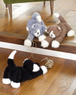 Strikkeoppskrift Katter - Sirdar