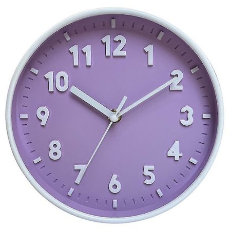 Modern Enkel Vägg Godisfärg Klocka Tyst Vardagsrum Klocka Väggmonterad Klocka För Hemmet Ny Väggklocka