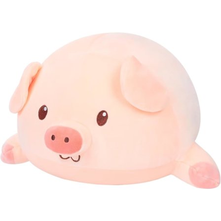 Gris plysjleketøy plysj gris pute plysj gris utstoppet dyr runde øyne(50cm)