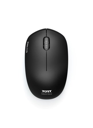 PORT DESIGNS Wireless Collection Mouse Graphite (USB-C & USB-A)