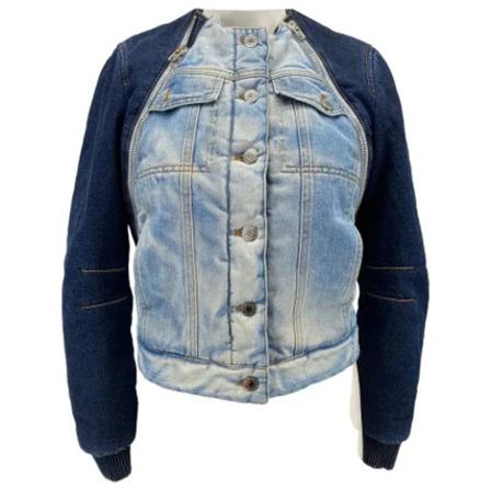 Givenchy Pre-owned Pre-owned Denim overtj Blå, Dame Vintage Jakker