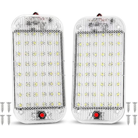 Innvendig lys 10w Universal Sterkt Innvendig Lys Med På/Av-bryter For Bil Bobil Båt Kuppel Taklampe