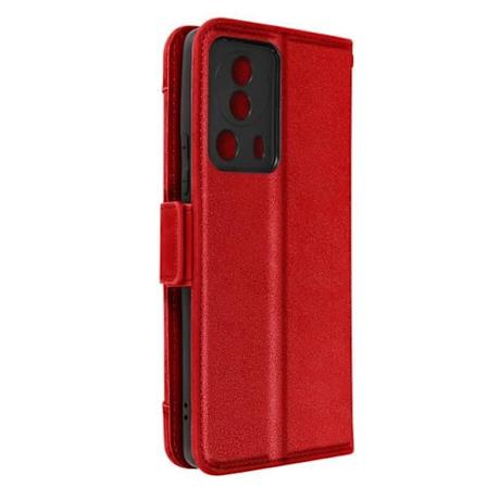 AVIZAR Folio-etui til Xiaomi 13 Lite - Rød - Aftagelig kortholder - Fuld kropsbeskyttelse Röd