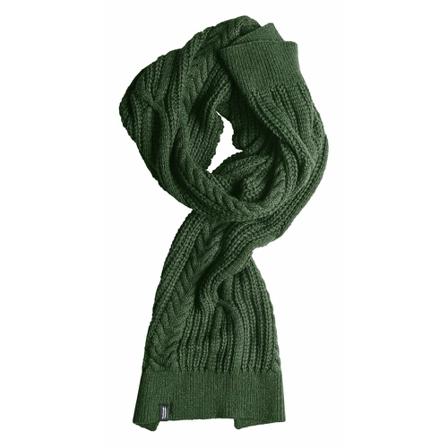 BomBoogie, Wool Blend Tricot Scarf Zielony, Kobieta, Rozmiar: ONE Size