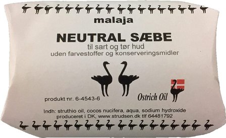 Ostrich Oil Struds sæbe neutral 80 g, Skincare, Håndpleje, Håndsæbe