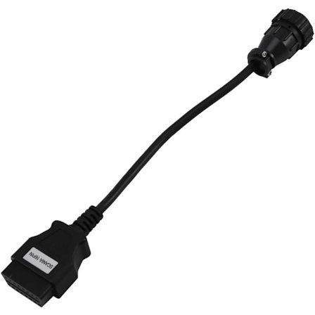 16-bens adapter til Saania til OBD2 OBD-forlængerkabel lastbilsstik til TCS-diagnosticeringsværktøj