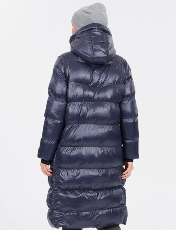 Whistler Lakewood W Long Puffer Jacket - Navy - 42