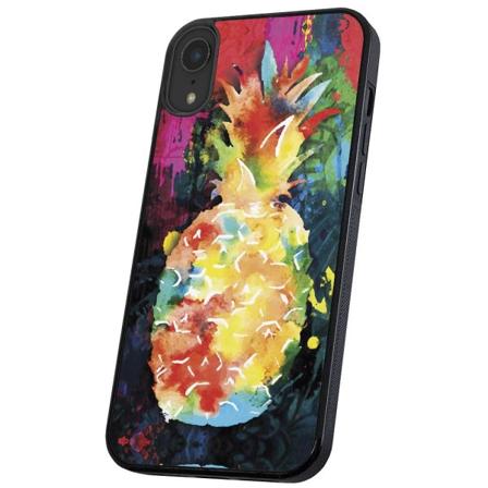 iPhone X/XS - Kuoret/Suojakuori Sateenkaari Ananas Multicolor