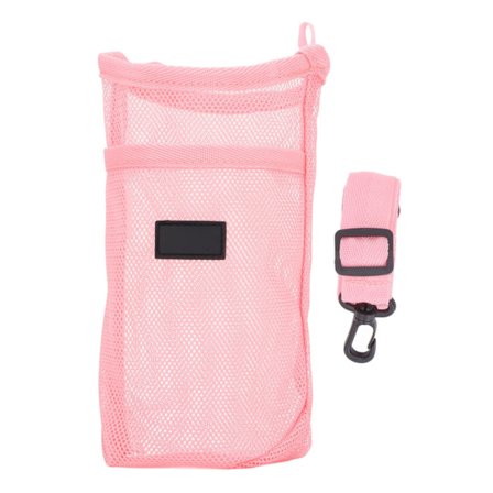 Vedenpullon hihna Mesh Vedenpullon kotelo Pidike Kotelo vaellukselle ulkoilulle Pinkki