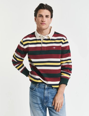 GANT Striped Heavy Rugger - Multi/patterned - XXXXL