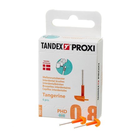 Tandex Mellemrumsbørste Proxi PHD 0.8/ISO 1 6 stk, Medicin & Pleje, Mund & Tandpleje, Tandstikker