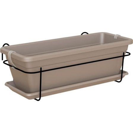 ARTEVASI - Balkong plantering venezia kit 50cm taupe 50 x 19,5 x h16,3 cm - 1,16l