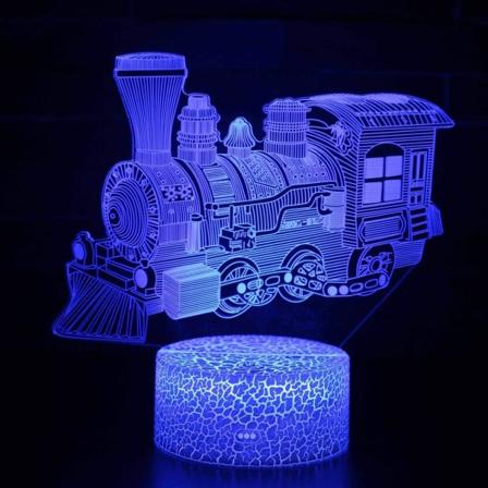 WJ 3D LED-lampe for gutter - 16 farger - Skiftende stemningslys - Pære for barn - Skrivebordsdekorasjon - Gadget - Gave - Leke