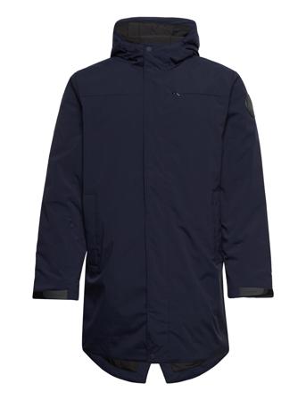 Nigel Coat Parkas Jakke Marineblå Les Deux