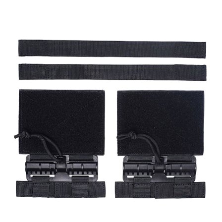 2x Pikalukko Sarja Putki Cummerbund Sovitin Cosplay Työkalu 6094 Musta