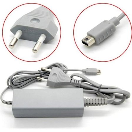 Strømforsyning AC-adapter til Nintendo WII U Gamepad
