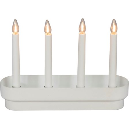 Konstsmide - Adventstake 3928-210 Vit 4 LED Hvit