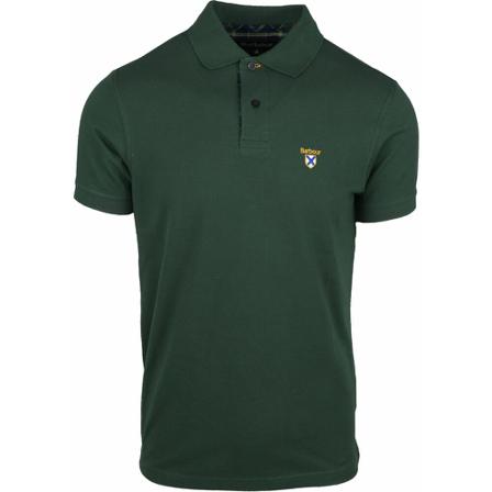 Barbour, Polo Groen, Heren, Maat:L,Katoen