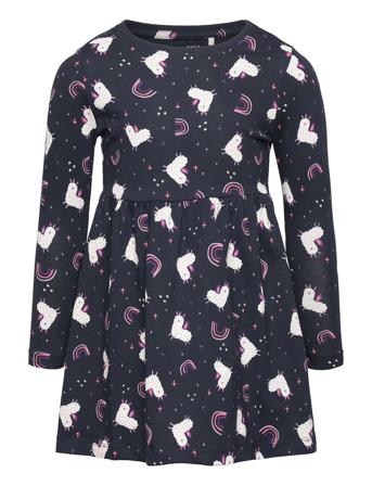 Nmfvitenna Ls Dress R1 Dresses & Skirts Dresses Casual Dresses Long-sleeved Casual Dresses Marineblå Name It*Betinget Tilbud